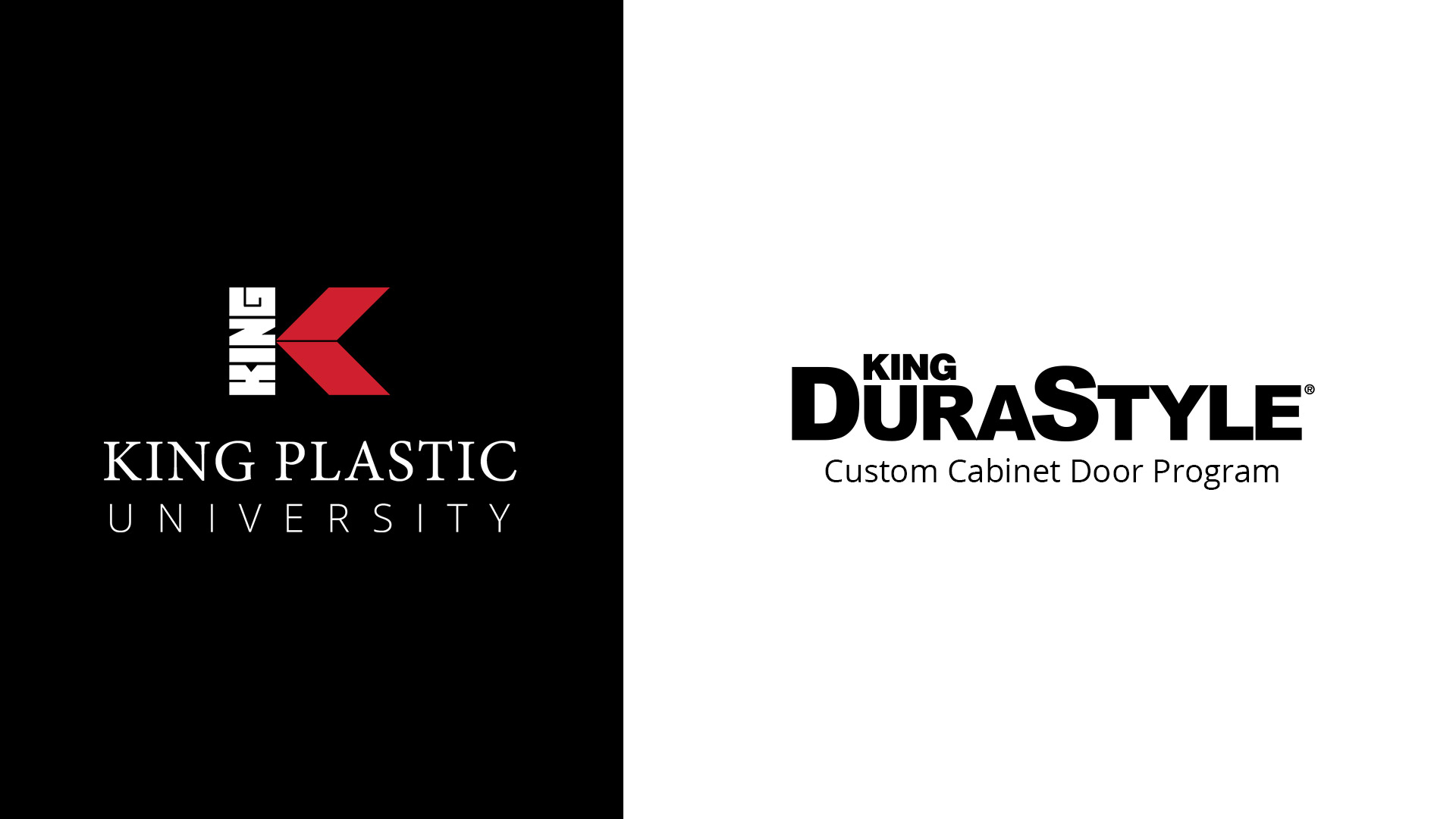 King DuraStyle® Custom Cabinet Door Program